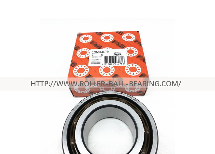 3211BD ตลับลูกปืนเม็ดกลมสัมผัสเชิงมุมแถวคู่ 3211-BD-XL-TVH 3211-BD-XL-TVH-C3