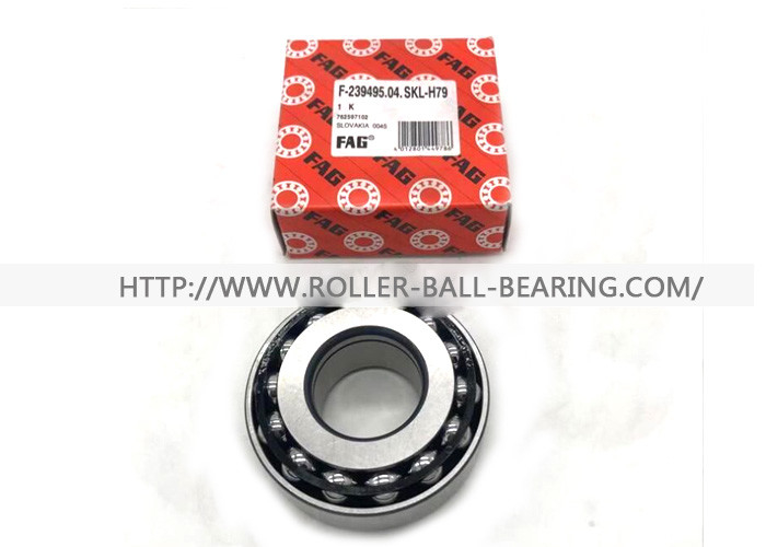 F-239495.SKL-AM ตลับลูกปืนเม็ดกลมสัมผัสเชิงมุมแถวคู่ F-239495.03.SKL-AM ขนาด 35x79x31