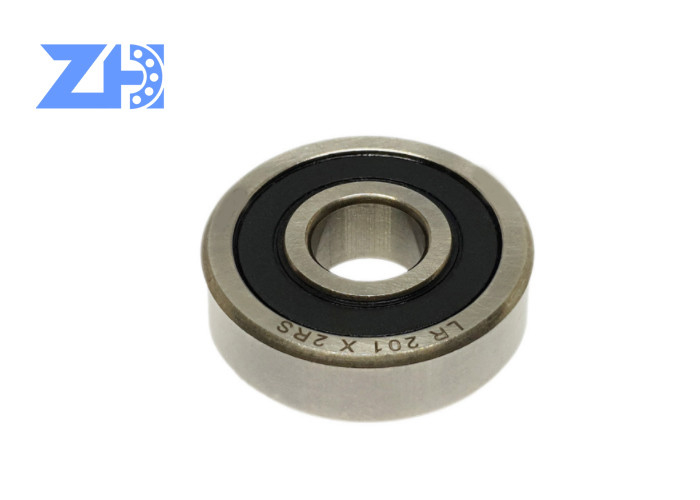 LR201-X-2RSR แบริ่งลูกกลิ้งร่องน้ำขนาด 12x35x10 มม. ตลับลูกปืนกันรุนลูกกลิ้งติดตาม
