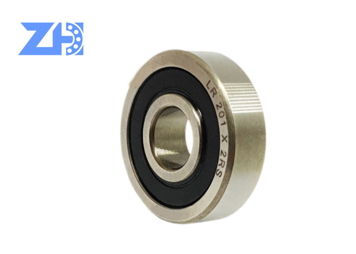 LR201-X-2RSR แบริ่งลูกกลิ้งร่องน้ำขนาด 12x35x10 มม. ตลับลูกปืนกันรุนลูกกลิ้งติดตาม