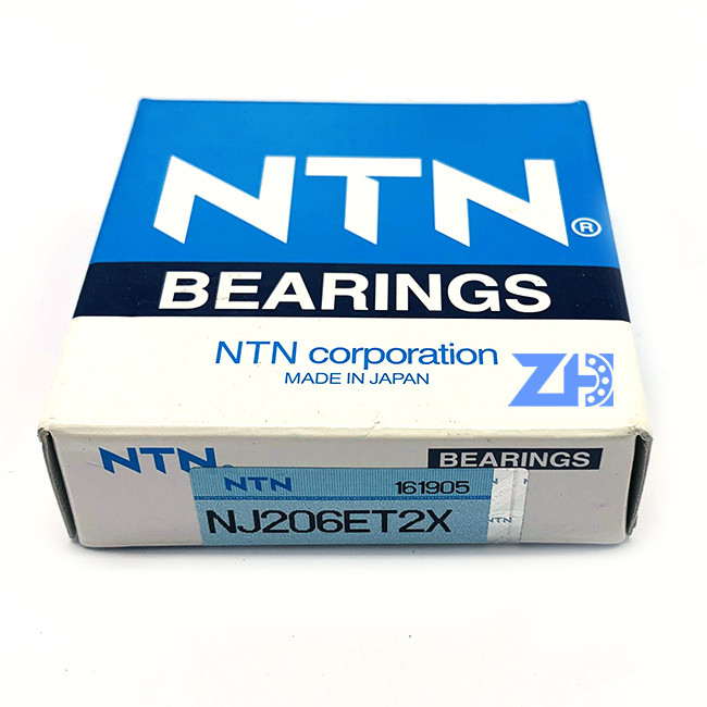 การผลิตมืออาชีพ CHROME STEEL แบริ่งลูกกลิ้งทรงกระบอก NJ206ET2X 206ET2X NJ206X 30*62*16 มม.