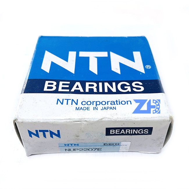 NUP2207E 35x72x23 มม.แบริ่งลูกกลิ้งทรงกระบอกแถวเดียวตรงเจาะแหวนด้านในที่ถอดออกได้ 2 ชิ้น