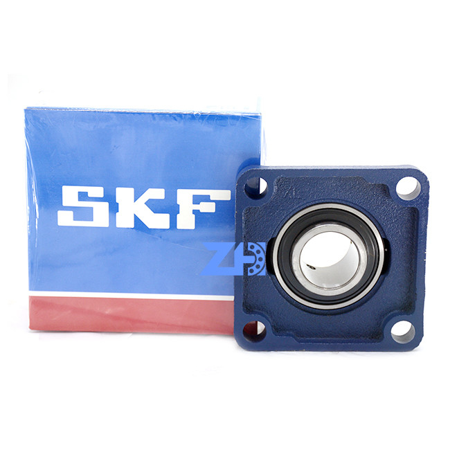 FY 40 TF แบริ่งลูกปืนแบบหน้าแปลนสี่เหลี่ยมสอดคล้องกับมาตรฐาน ISO สามารถยึดได้ 40*38.5*54.2 มม.