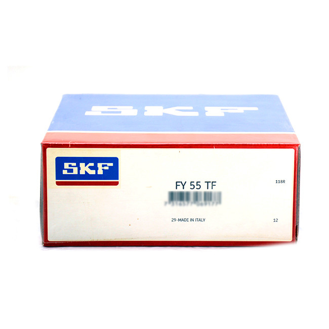 FY55TF หน้าแปลนสี่เหลี่ยมลูกปืนเหล็กหล่อที่อยู่อาศัยสายมาตรฐาน ISO ขนาด 55*162*64.4 มม.