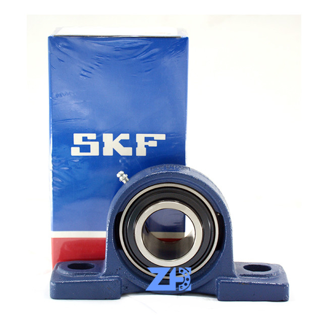 SY40TF Ball Bearing Unit พร้อมที่อยู่อาศัยแนวตั้งสกรูล็อคเหล็กหล่อมาตรฐาน ISO 40*175*48 มม.
