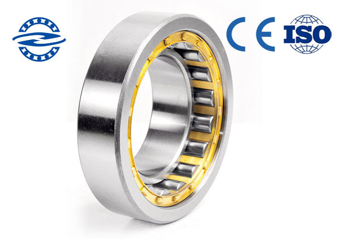 แบริ่งลูกกลิ้งทรงกระบอกแถวเดียว N214 Chrome Steel GCR15 วัสดุสำหรับเครื่องจักร 70 * 125 * 24 Mm