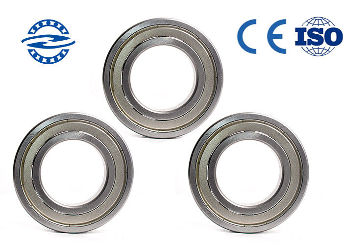 6303 GCR15 (เหล็กโครเมี่ยม) ความเร็วลูกกลิ้งร่องลึกแถวเดียว 17 * 47 * 14MM