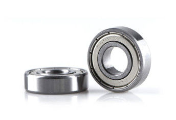 แบริ่งลูกกลิ้งร่องลึกประสิทธิภาพสูง 6001 ZZ ชิ้นส่วนเครื่องจักร 12 * 28 * 8mm