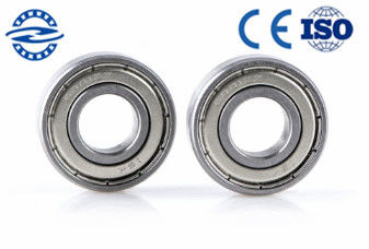 แบริ่งลูกกลิ้งร่องลึกประสิทธิภาพสูง 6001 ZZ ชิ้นส่วนเครื่องจักร 12 * 28 * 8mm