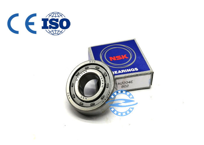 การหมุนด้วยความเร็วสูง NU205 / NJ206 แบริ่งลูกกลิ้งทรงกระบอกขนาด 30*62*16MM