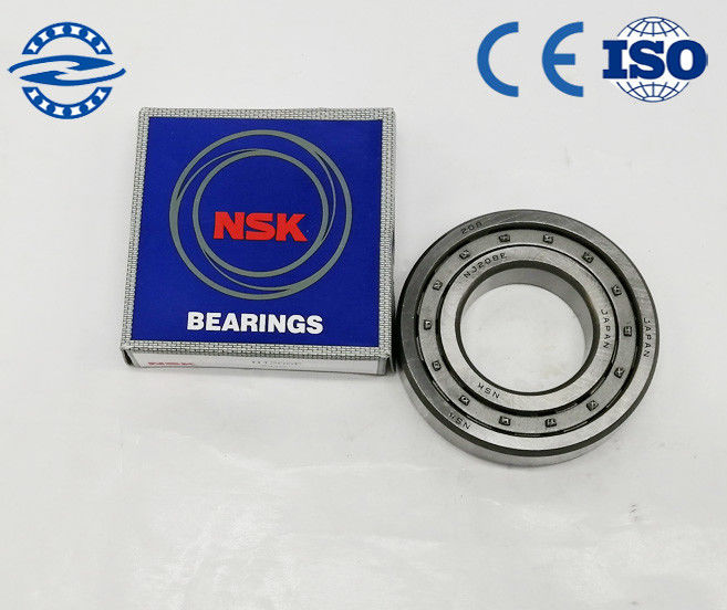 NJ208E แบริ่งลูกกลิ้งทรงกระบอกสำหรับเครื่องจักรก่อสร้างขนาด 40 * 80 * 18mm