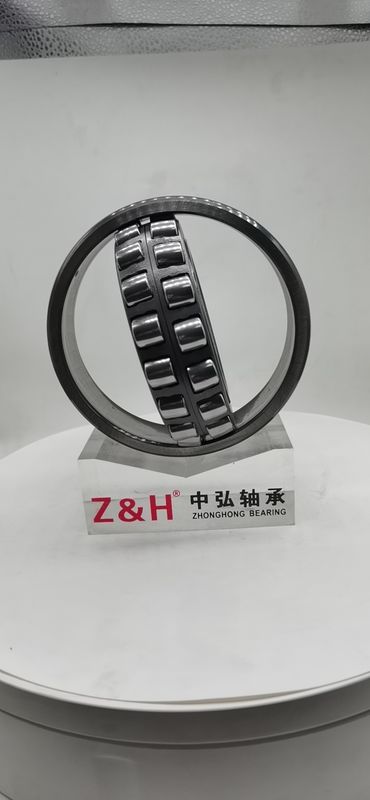 กรงเหล็กราคาดีที่สุด 22214CC / W33 แบริ่งลูกกลิ้งทรงกลมขนาด 70 * 125 * 31MM
