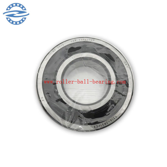 6314 2RS/C3 ซีลยางคู่ตลับลูกปืนร่องลึกพร้อม C3 Clearance 70*150*35mm