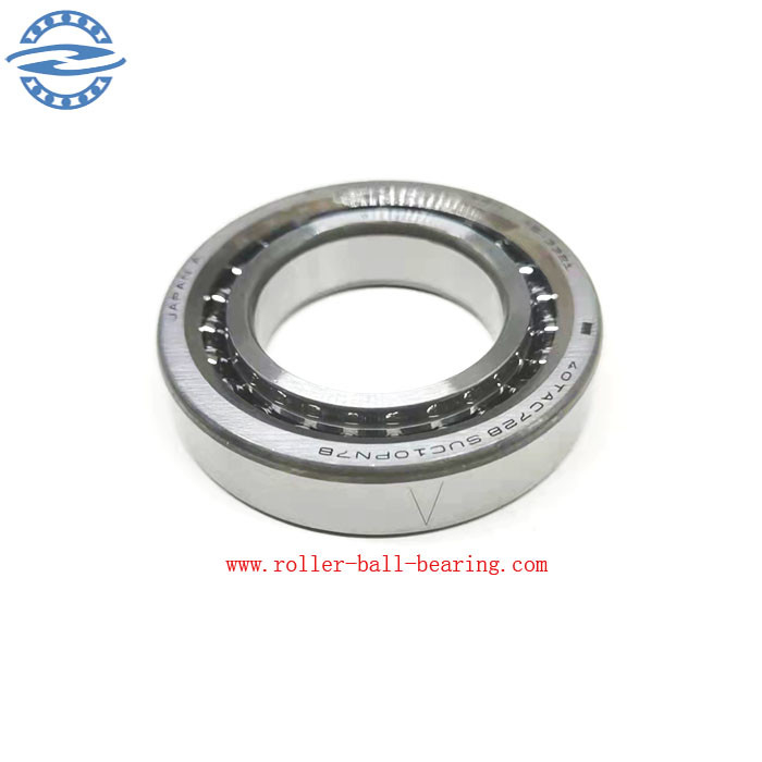 40TAC72BSUC10PN7B ตลับลูกปืนเม็ดกลมสัมผัสเชิงมุม 40TAC72 ZH ยี่ห้อขนาด 40x72x15mm