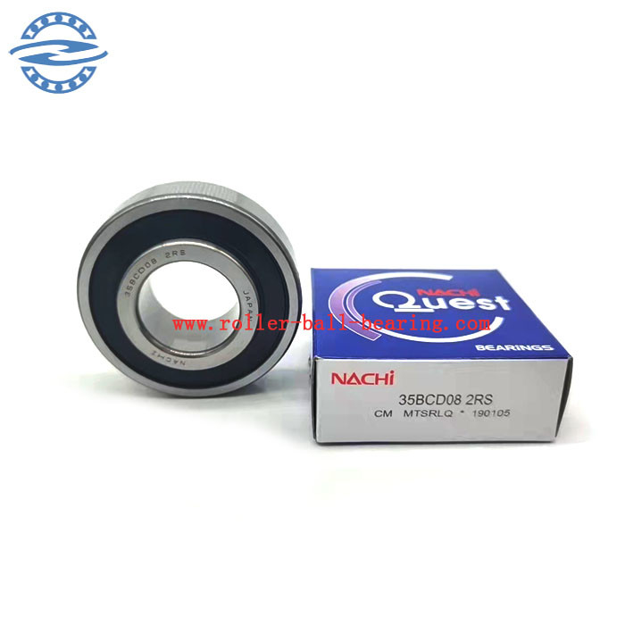 ตลับลูกปืนคลัตช์อัตโนมัติ 35BCD08 วัสดุเหล็ก Chrome ขนาด 35 * 80 * 28MM
