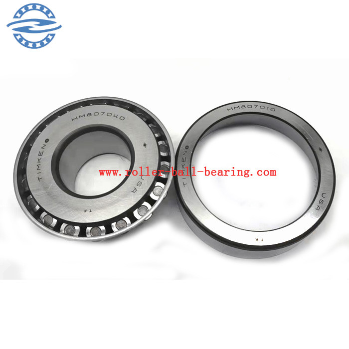 Gcr15 แบริ่งลูกกลิ้งเรียว OEM HM807040/10 ขนาด 44.45*104.78*36.51MM HM807040/807010 807040 807010