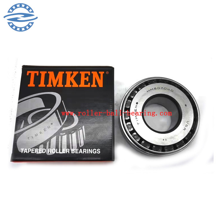 Gcr15 แบริ่งลูกกลิ้งเรียว OEM HM807040/10 ขนาด 44.45*104.78*36.51MM HM807040/807010 807040 807010